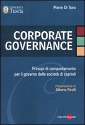 Corporate governance. Principi di comportamento per il governo delle società di capitali
