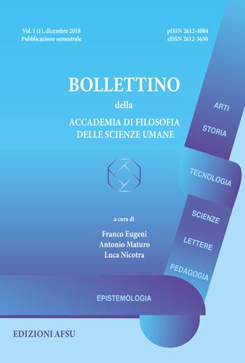 Bollettino della Accademia di filosofia delle scienze umane  - Libro Universitalia 2022 | Libraccio.it