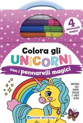 Colora gli unicorni con i pennarelli magici