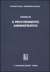 Estratto da «Il provvedimento amministrativo»