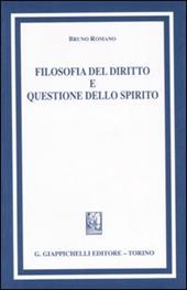 Filosofia del diritto e questione dello spirito