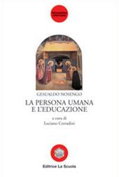 La persona umana e l'educazione