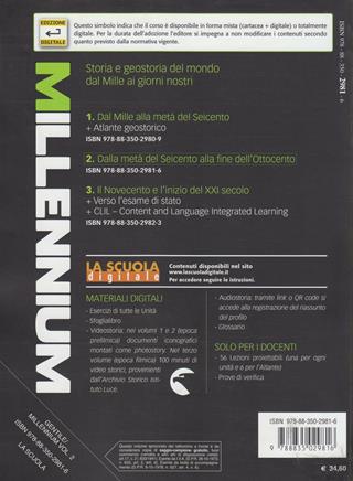 Millenium. Vol. 2 - Luigi Ronga, Giovanni Gentile, ROSSI ANNA - Libro La Scuola SEI 2012 | Libraccio.it