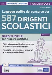 Prova scritta del concorso per 587 Dirigenti Scolastici quesiti svolti