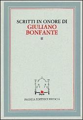 Scritti in onore di Giuliano Bonfante