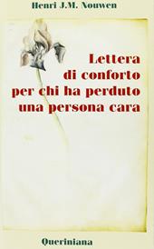 Lettera di conforto per chi ha perduto una persona cara