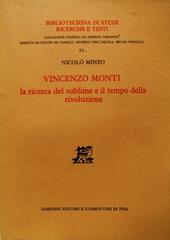 Vincenzo Monti, la ricerca del sublime e il tempo della rivoluzione