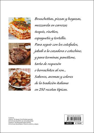 La cocina de Italia. Todas las recetas  - Libro Demetra 2015, Sapori d'Italia | Libraccio.it