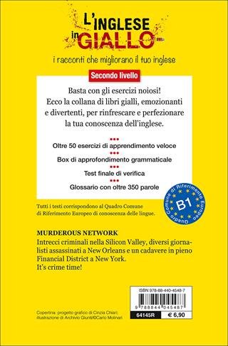 Murderous Network. I racconti che migliorano il tuo inglese! Secondo livello - Gina Billy, Timothy Woods Palma - Libro Demetra 2015, L' inglese in giallo | Libraccio.it