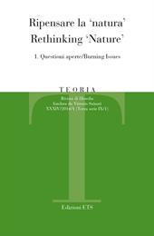 Teoria. Rivista di filosofia (2014). Vol. 1: Ripensare la «natura». Questioni aperte