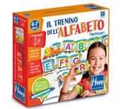 Il trenino dell'alfabeto Montessori. Happy. Ediz. illustrata. Con gadget