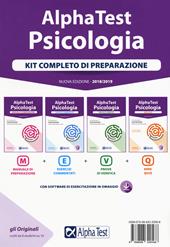 Alpha Test. Psicologia. Kit completo di preparazione: Manuale di preparazione-Esercizi commentati-Prove di verifica-6000 quiz. Con software