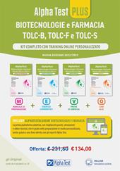 Alpha Test plus Biotecnologie e Farmacia TOLC-B, TOLC-F e TOLC-S. Kit completo di preparazione con training on line. Nuova ediz. Con espansione online