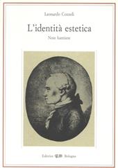 L' identità estetica. Note kantiane