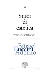 Studi di estetica. Vol. 37