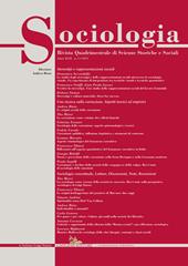 Sociologia. Rivista quadrimestrale di scienze storiche e sociali (2015). Vol. 3