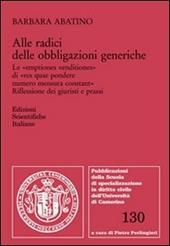 Alle radici delle obbligazioni generiche