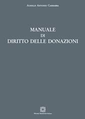 Manuale di diritto delle donazioni