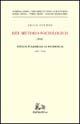 Del metodo sociologico. Studi e polemiche di sociologia