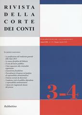 Rivista della Corte dei Conti (2016). Vol. 3-4