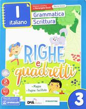 Righe e quadretti. Letture, Discipline. Sussidiario antropologico con Quaderno integrato, Discipline. Sussidiario scientifico con Quaderno integrato, Grammatica e Scrittura, Atlante multidisciplinare. Per la 3ª classe elementare. Con e-book. Con espansione online