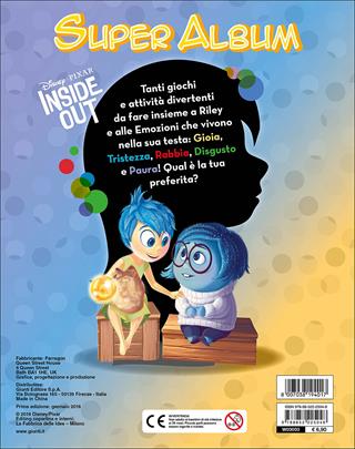 Inside out. Con gadget  - Libro Disney Libri 2016, Supermega Album | Libraccio.it