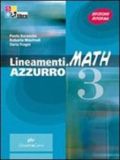 Lineamenti.math blu. Con CD-ROM. Con espansione online. Vol. 3