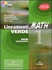 Lineamenti.math verde. Prove INVALSI. Con CD-ROM. Con espansione online