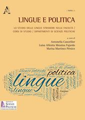 Lingue e politica. Lo studio delle lingue straniere nelle Facoltà, corsi di studio, dipartimenti di Scienze politiche