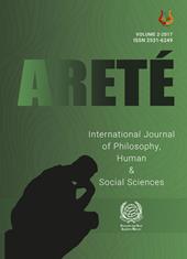 Areté. International journal of philosophy, human & social sciences (2017). Vol. 2