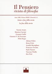 Il pensiero. Rivista di filosofia (1995). Vol. 34: Inizio e fine della storia-La fine della storia