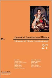 Giornale di storia costituzionale. Ediz. italiana e inglese. Vol. 27  - Libro eum 2016 | Libraccio.it