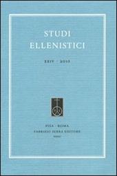 Studi ellenistici. Vol. 24