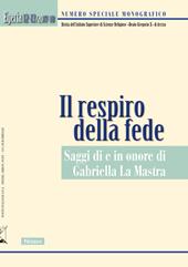 Egeria. Rivista dell'Istituto Superiore di scienze religiose «Beato Gregorio X» di Arezzo. Vol. 12-13