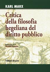 Critica della filosofia hegeliana del diritto pubblico