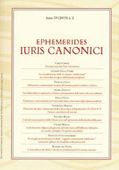 Ephemerides Iuris canonici (2019). Vol. 2