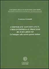 Corporate governance, crisi d'impresa e processi di turnaround. Un'indagine sulle società quotate italiane