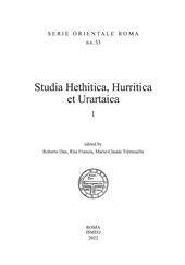 Studia Hethitica, Hurritica et Urartaica. Vol. 1