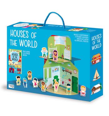 Houses of the world. Ediz. illustrata. Con gadget - Matteo Gaule, Irena Trevisan - Libro Sassi 2018, Sassi junior | Libraccio.it