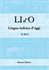 LI d'O. Lingua italiana d'oggi (2013). Vol. 10