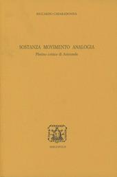 Sostanza, movimento, analogia. Plotino critico di Aristotele