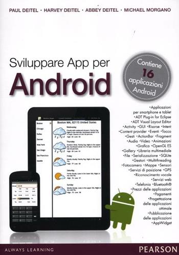 Sviluppare App per Android - Paul Deitel, Harvey Deitel, Abbey Deitel - Libro Pearson 2012 | Libraccio.it