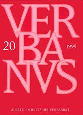 Verbanus. Rassegna per la cultura, l'arte, la storia del lago. Vol. 20