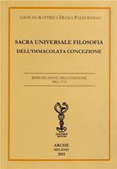 Sacra universale filosofia dell'Immacolata Concezione