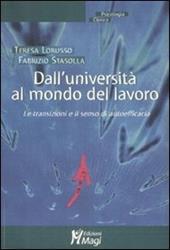 Dall'università al mondo del lavoro. Le transazioni e il senso di autoefficacia