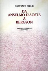 Da Anselmo d'Aosta a Bergson