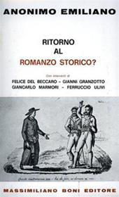 Ritorno al romanzo storico?