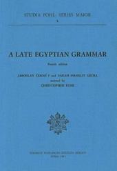 A Late egyptian grammar