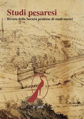 Studi pesaresi. Rivista della Società pesarese di studi storici. Vol. 4