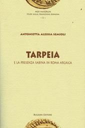 Tarpeia e la presenza sabina di Roma arcaica